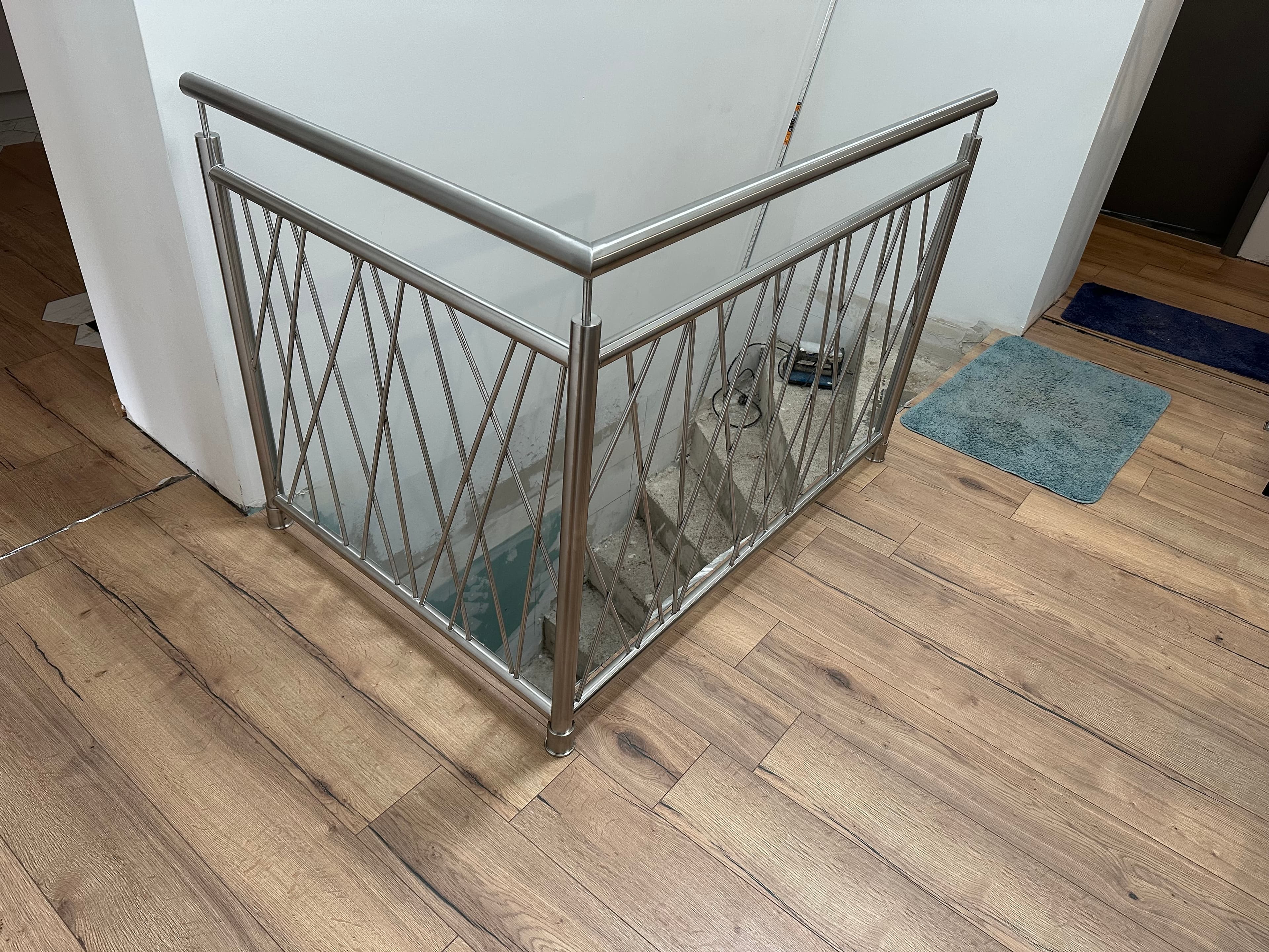 Garde corps en inox thermolaqué